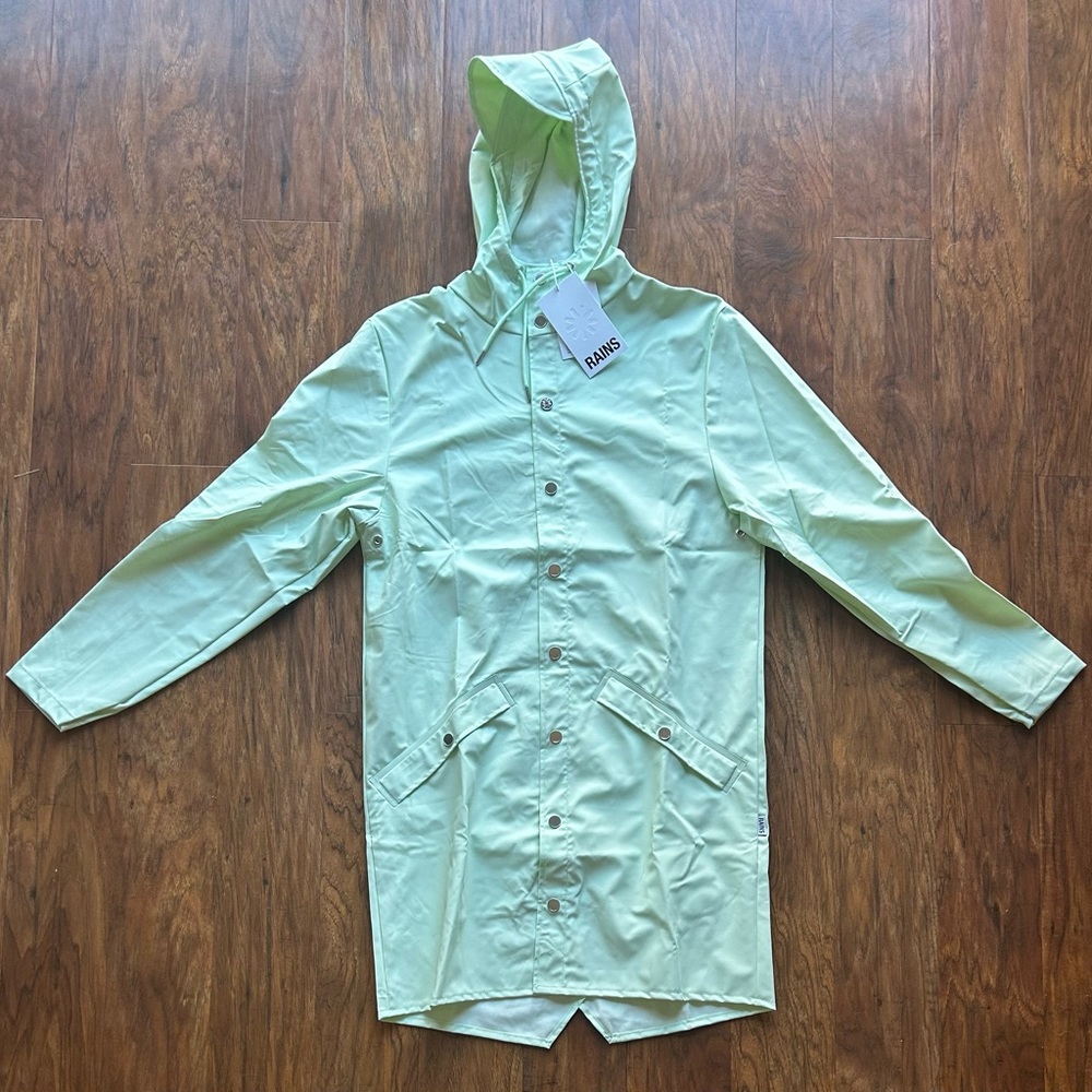 RAINS Long Jacket- XS- NWT $125 MSRP
